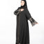 Floral Lace Abaya - Kohl
