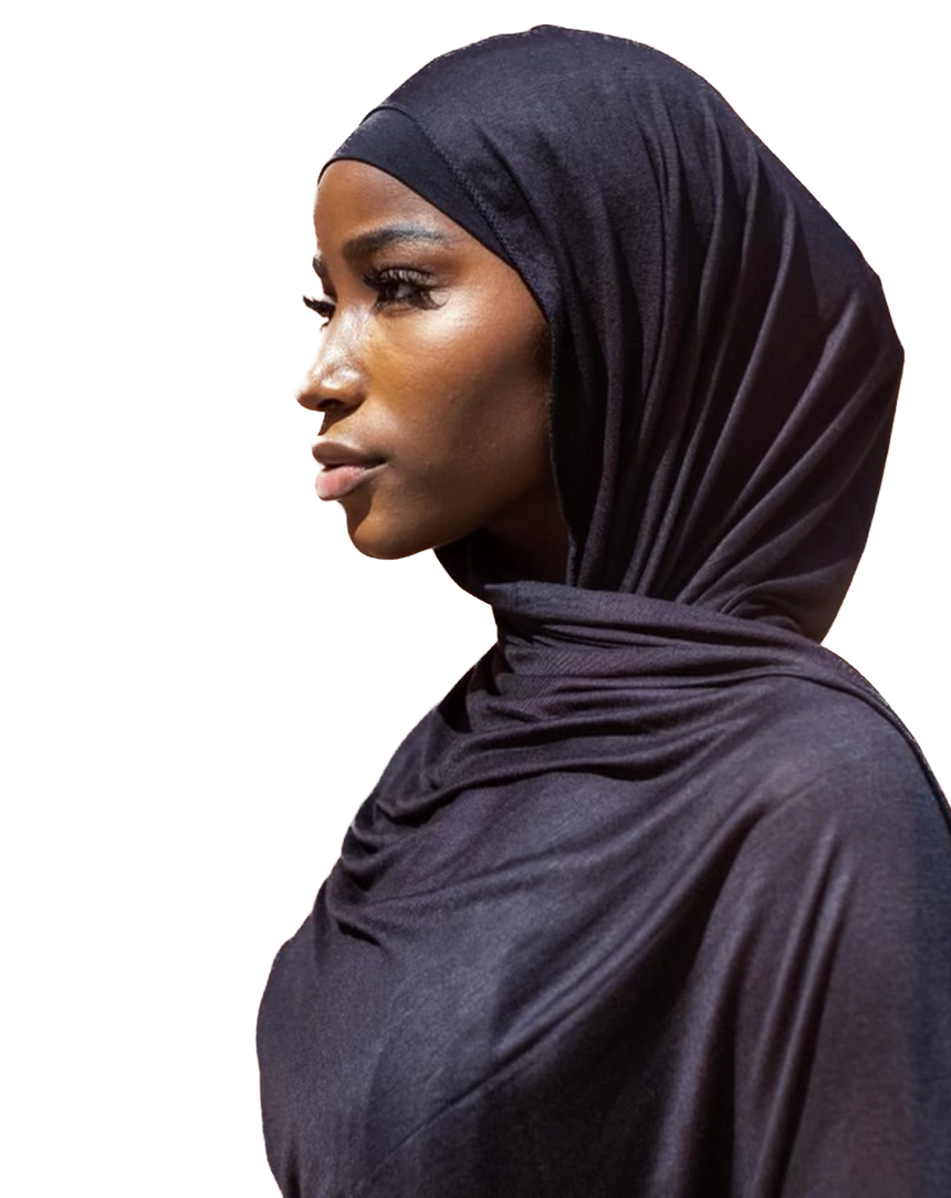 'Jersey' Maxi Hijab - Ink