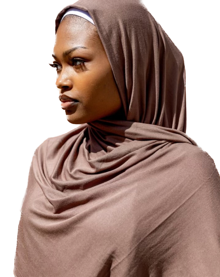 'Jersey' Maxi Hijab - Nude