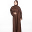 Simply Lace Abaya - Chocolate