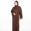 Simply Lace Abaya - Chocolate