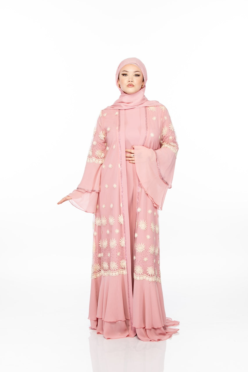 Solstice Abaya - Pink