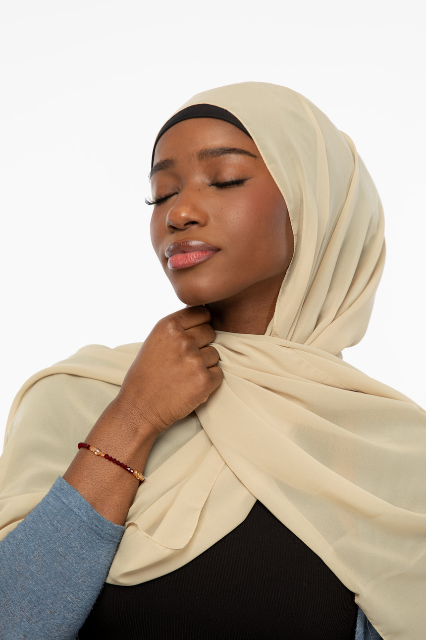 Premium Chiffon - Tan