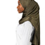 Premium Satin Hijab - Green Tea Matcha