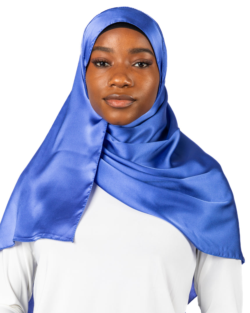 Premium Satin Hijab - Cloud 9