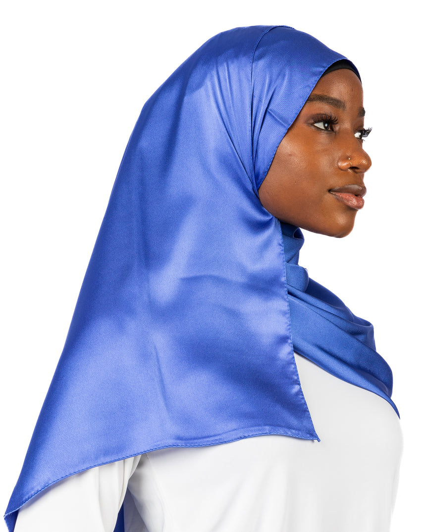Premium Satin Hijab - Cloud 9