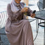 SIMPLY Abaya - Nude Lavender
