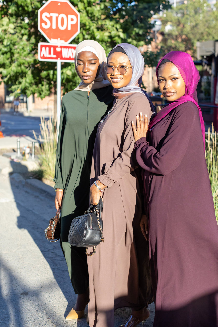 SIMPLY Abaya - Nude Lavender