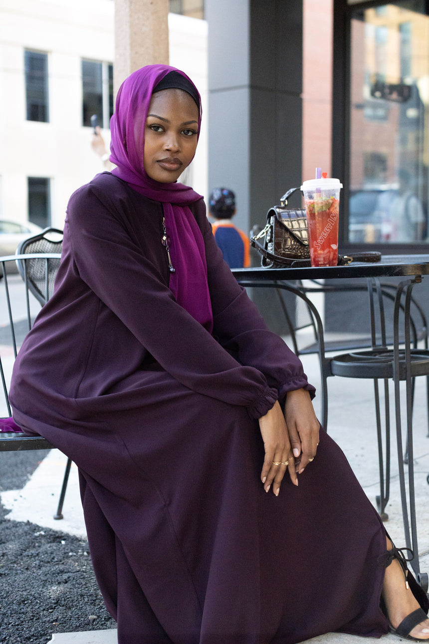 SIMPLY Abaya - Plum